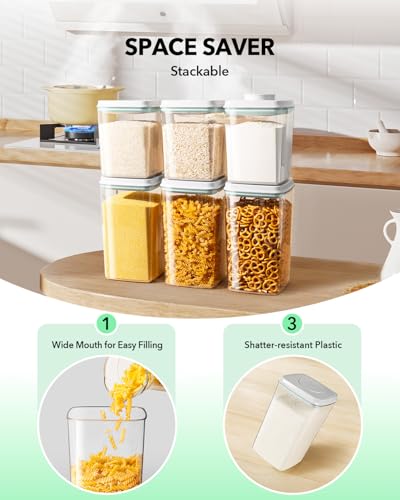 Food Storage Container Sets (4L*4 + 2.65L*2)