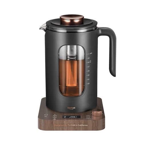 Electric Tea Kettle with Infuser (Wood)