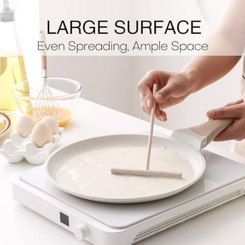 Crepe Pan Nonstick (White / 12Inch)