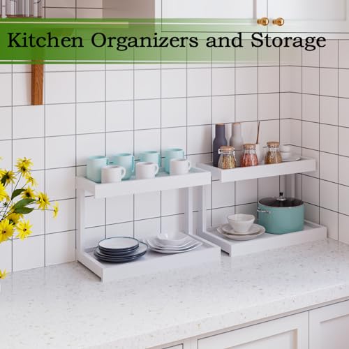 Counter Shelf Organizer (White / Medium)