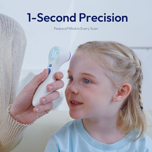 No Touch Thermometer for Kids and Adults (White)