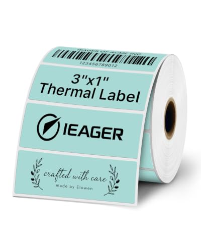 3x1 Inch Thermal Labels (3"x1" / Green)