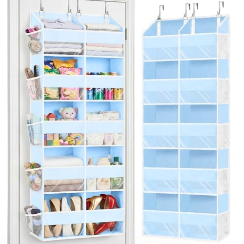 Blue Over the Door Organizer 5 Tiers (Blue - 5 Tiers)