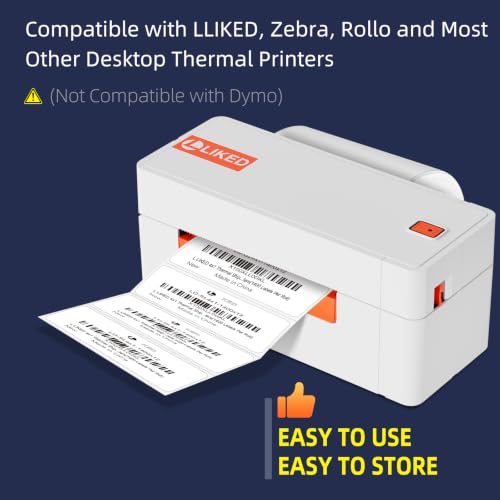 L Liked 4"x1" Thermal Labels (4"x1"-12 Rolls)