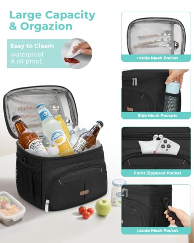 Lunch Box for Men Women Insulated Lunch Tote Cooler Bag Lunchbox