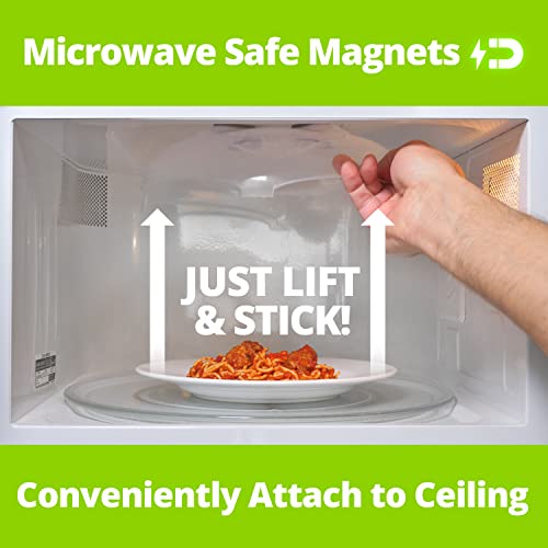 Magnetic Microwave Splatter Cover for Food (Gray)