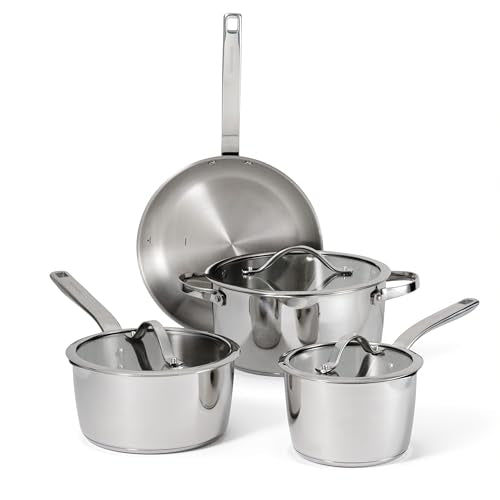 Tempo Tri Ply Base Stainless Steel 7 (Cookware Set / 7-Piece)