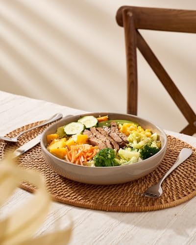 Milkyway 33 oz Pasta Bowls Set of 8 (Cinnamon Brown / Set of 8)