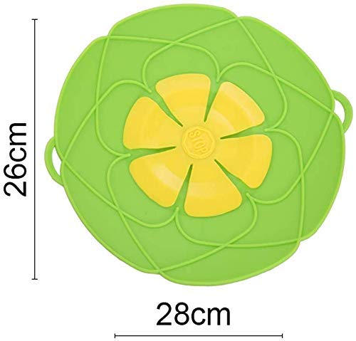 2 Pack Spill Stopper Lid Cover (Red+Green)