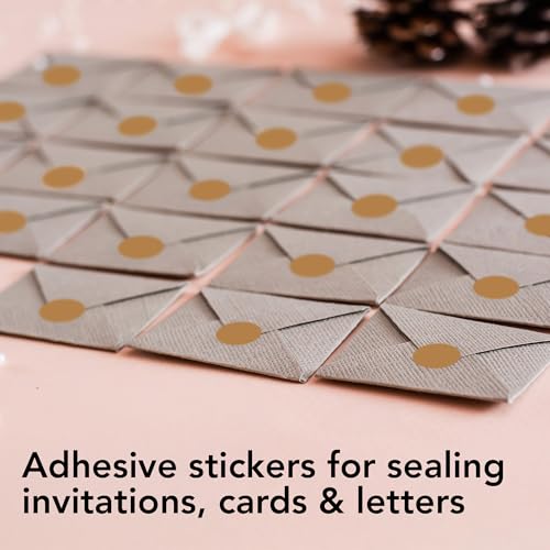 Kraft Brown Round Circle Dot Sticker 1 (Kraft Brown / 0.5 Inch)