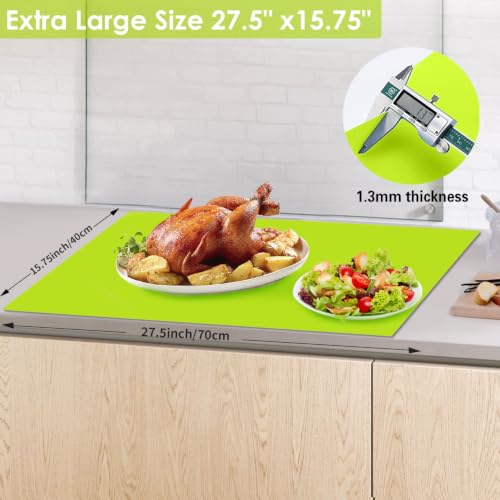 Extra Large Silicone Mat (06-green / 27.6"L x 16"W)