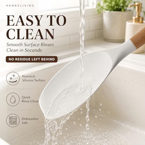 Silicone 10 Pcs Kitchen Cooking Utensils Set (CreamWhite)