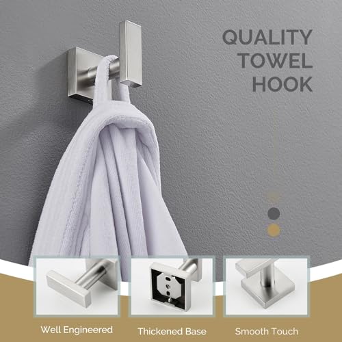 Towel Hook Brushed Nickel (Brushed Nickel)