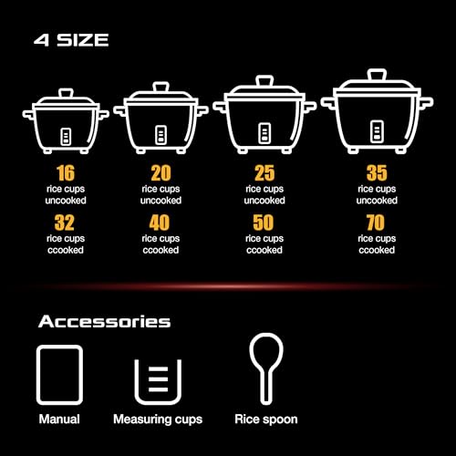 Commercial Electric Rice Cooker (20 Cups)