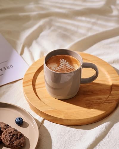 Milkyway Coffee Mugs of 6 (Milkyway-Cinnamon Brown / 6 Count (Pack of 1))