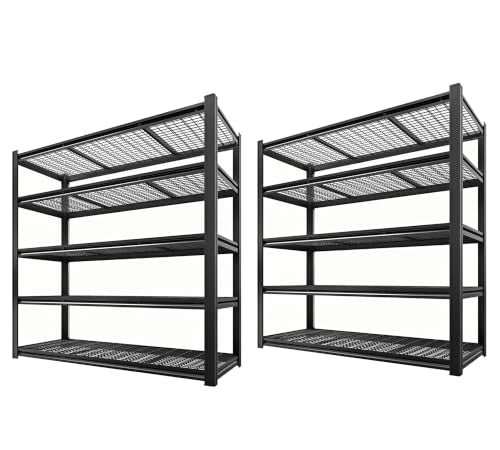 5 Tier Heavy Duty Garage Shelving (5T 55" W x 24" D x 84" H)