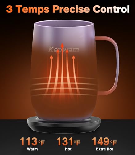 Heated Coffee Mug T2 (Lilac Violet / 20oz)