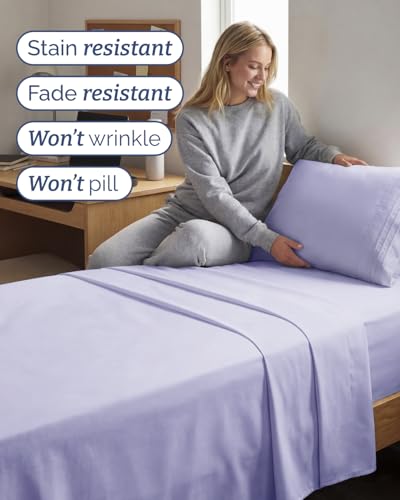 Twin XL 3 Piece Sheet Set (35 - Lavender / Twin XL)