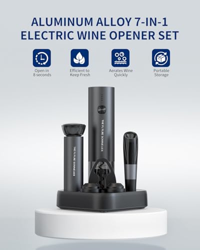 Rechargeable Electric Wine Opener Set 7