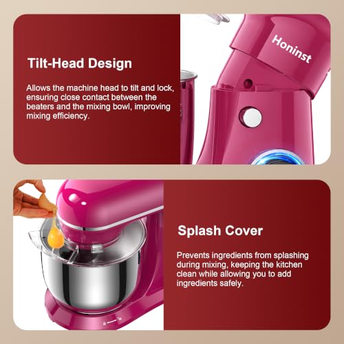 4QT Electric Stand Mixer (Rose)