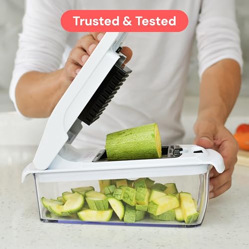 Pro Original Vegetable Chopper & Spiralizer (White / 4 in 1)
