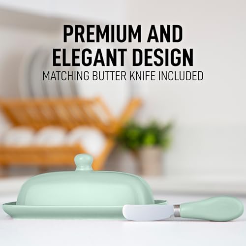 Zulay Butter Dish With Lid For Countertop