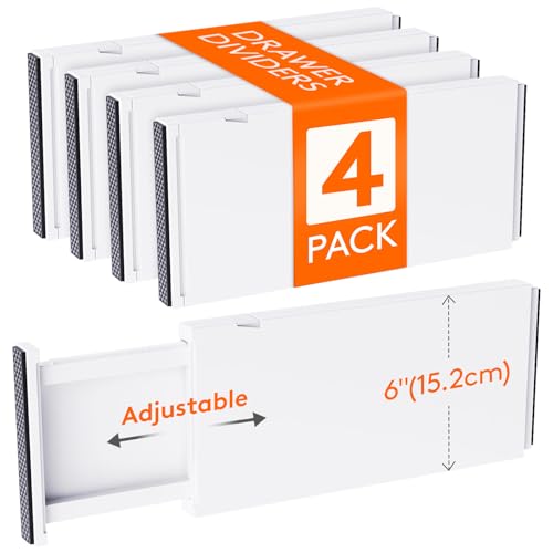 6" Tall Upgrade Drawer Dividers (6"H, 13.5-22"L)