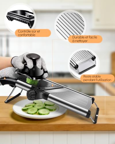 Adjustable Mandoline Food Slicer