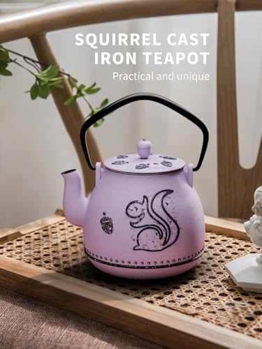 Teapot with Removable Infuser (1 Quarts / Purple Squirrel)