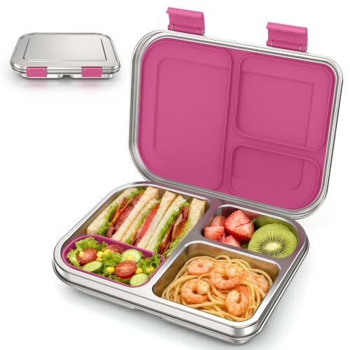 Stainless Steel Bento Box Kids (Pink)