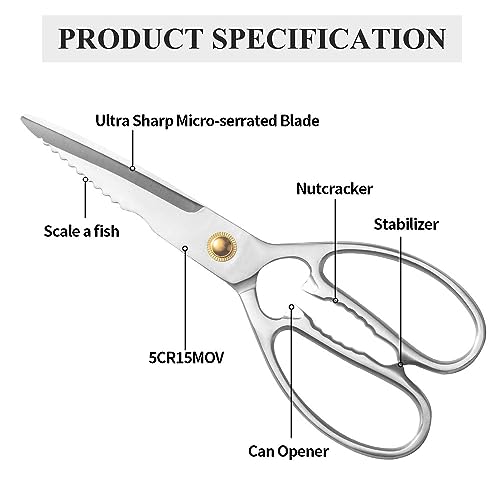 Heavy Duty Stainless Steel Kitchen Shears