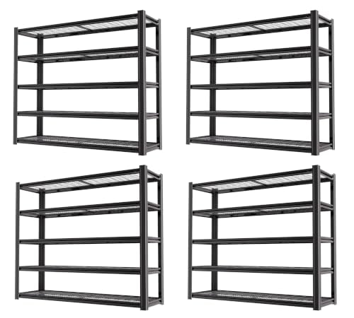 5 Tier Heavy Duty Garage Shelving (5T 62" W x 24" D x 84" H)