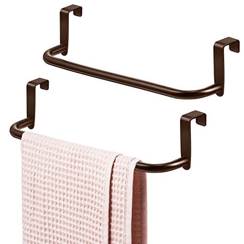Over Cabinet Door Towel Bar (Brown)
