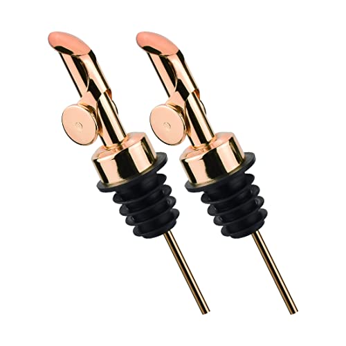 Olive oil dispenser spout ((304rose) 2pcs)