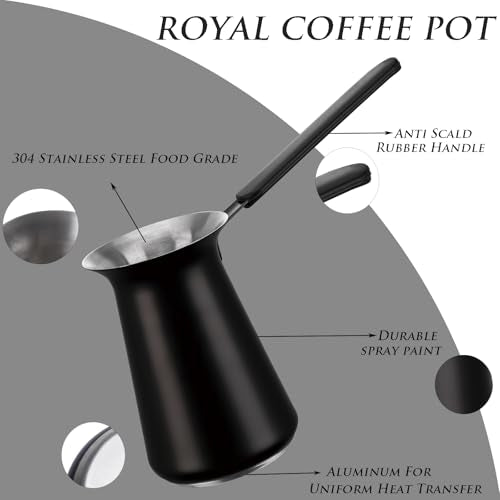Turkish Coffee Pot (Black)