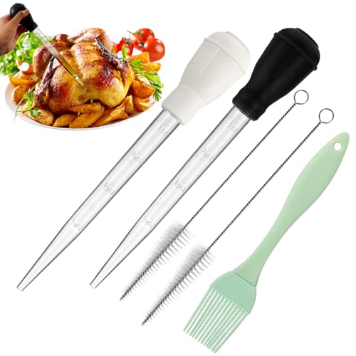 5 Pcs Large Turkey Baster Set for Cooking