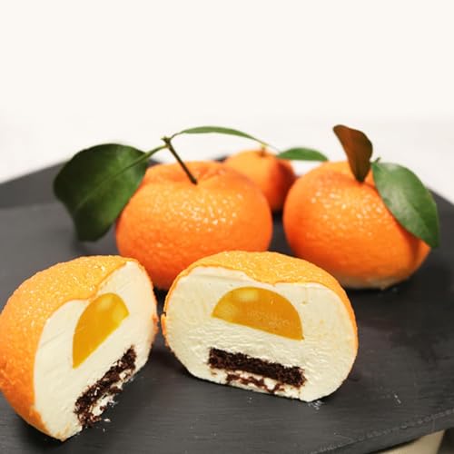 Orange Silicone Mold for Baking Mousse Cake