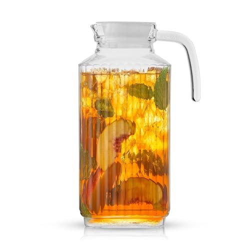 60oz Glass Pitcher with Lid (60 Ounces)