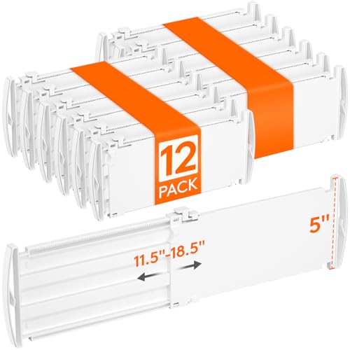 5" Tall Drawer Dividers (5"H, 11.5-18.5"L)