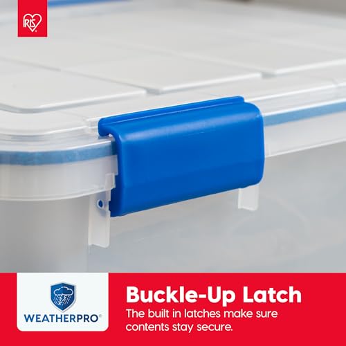 3 Pack 16 Qt Storage Bins with Gasket Lids (16 Qt. - 3 Pack)