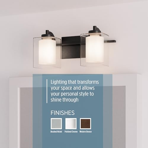 Kolt 13" LED Vanity Light (2-Light / Polished Chrome)