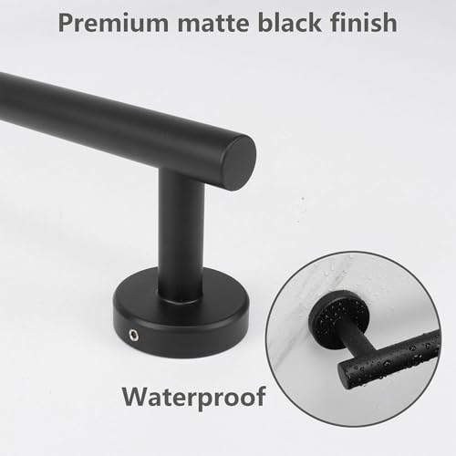 Hand Towel Holder (Black / 9 In-Round)