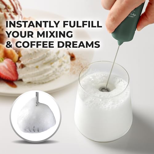 Mini & Mighty Milk Frother Wand (Aurelian Emerald / Mini Frother)