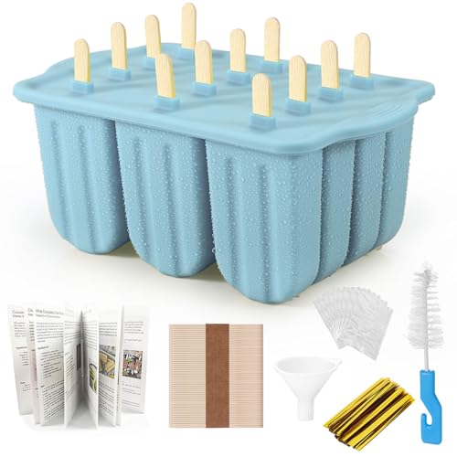 Silicone Popsicles Molds (Azure)