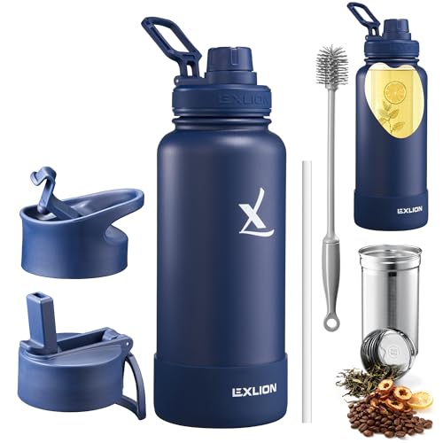 Tea Infuser Water Bottle 32 Oz (Twilight Blue / 32 Ounces)
