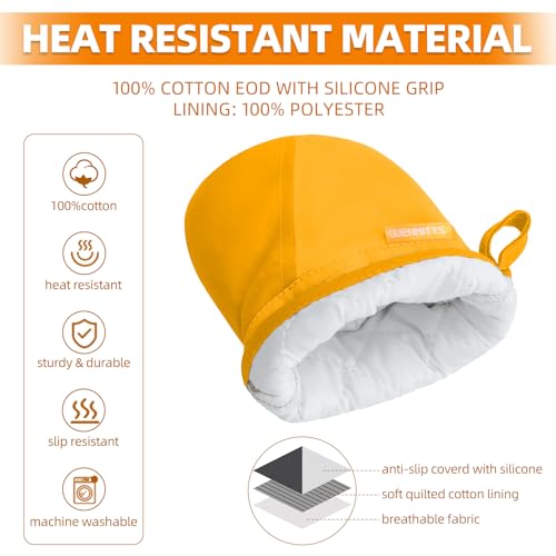 Mini Oven Mitts (Yellow)