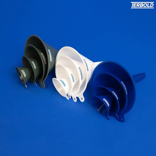 4pc Funnel Nesting Set in BPA Free Plastic for Kitchen Cooking