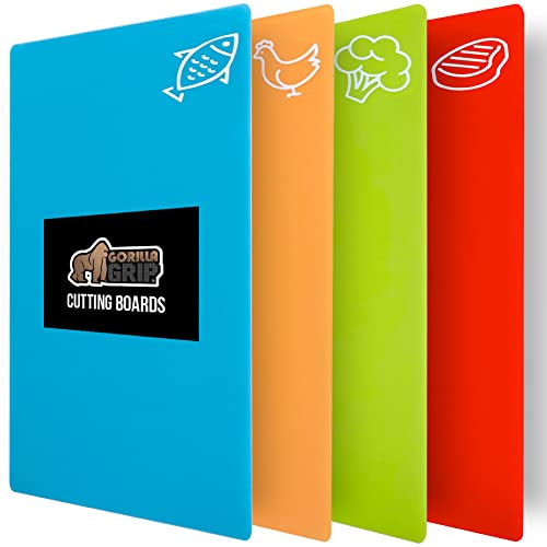 BPA Free Flexible Cutting Board (Pack of 4)