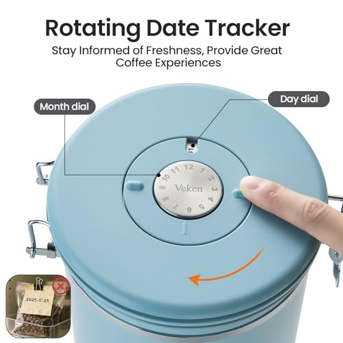 Coffee Canister (Light Blue / 39 oz)