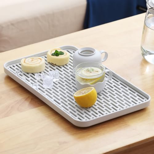 Plastics Drain Tray (White / 15.4 x 9 x 1 in)